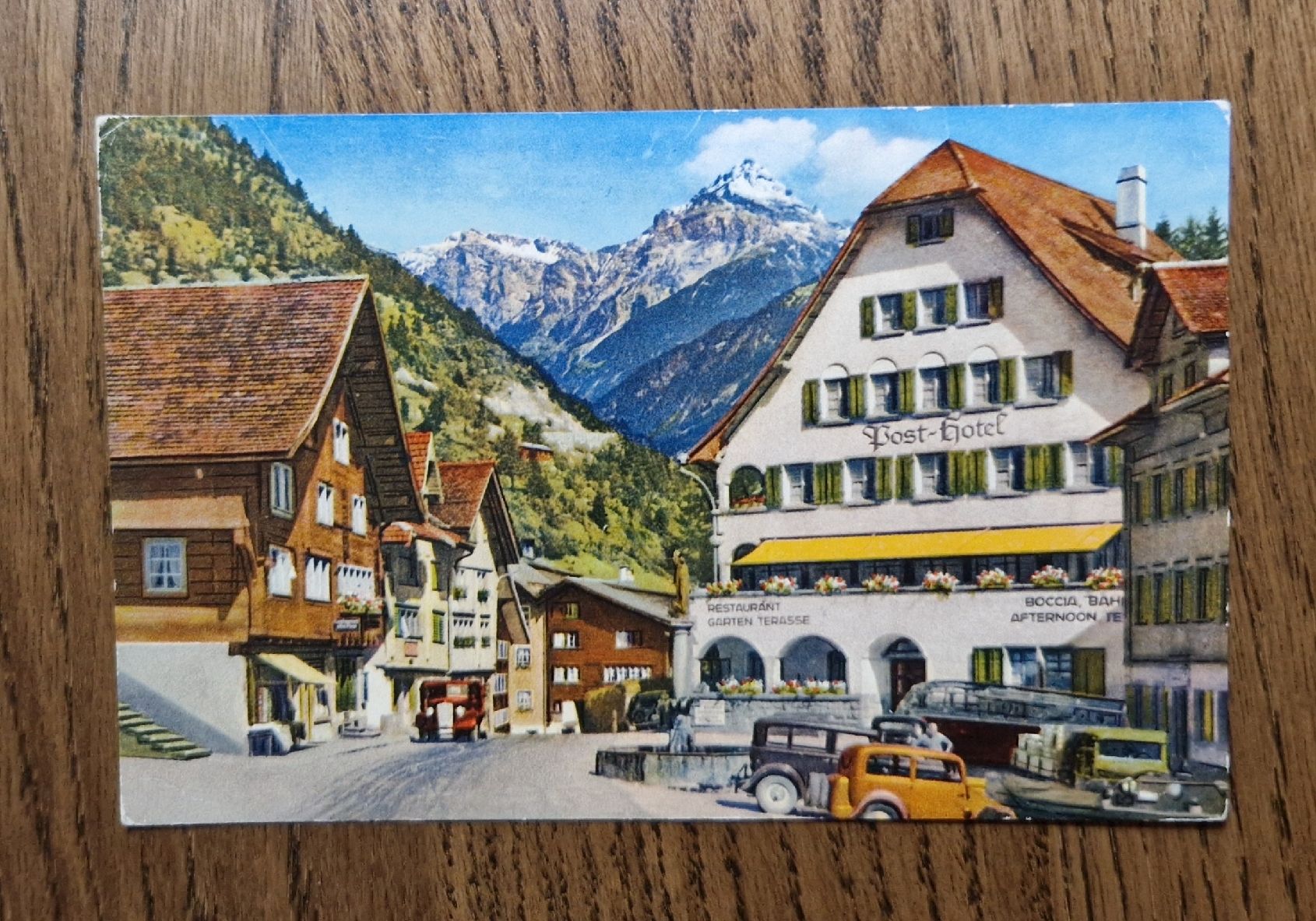 Ansichtskarten: Wassen, Post-Hotel – Gebraucht aus Ebikon von Donar50