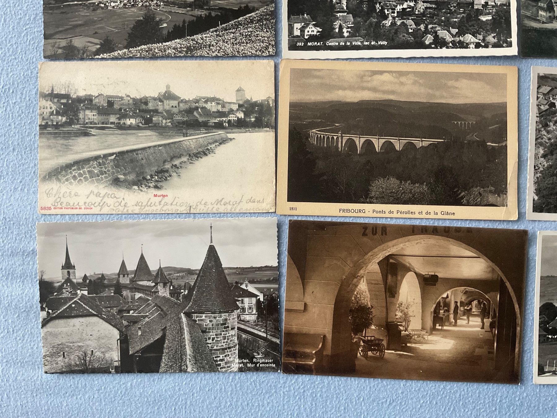 Cartoline postali: 16 AK Kanton Freiburg – Usato da Zürich venduto da tol_b7c7 3
