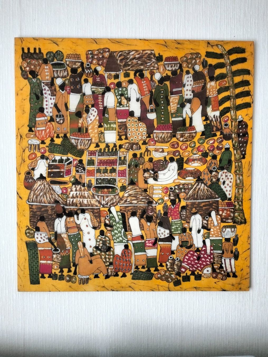 Dipinti: Tableau batik africain sur panneau – Usato da Lausanne venduto da joa_bdz6