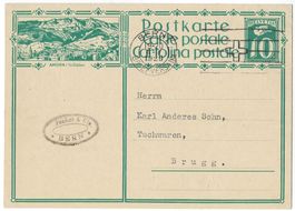 1929 Bildpostkarte Nr. 115-001 Bild AMDEN, gestempelt Bern