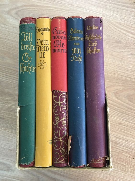 Livres: Erotik des 18. und 19. Jahrhundert - 5 bändig - 1951 – D'occasion à Le Grand-Saconnex par christianbmarx