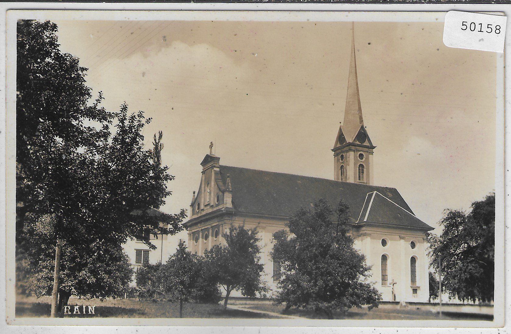 Ansichtskarten: Pfarrkirche Rain – Gebraucht aus Ettingen von Kartenplanet
