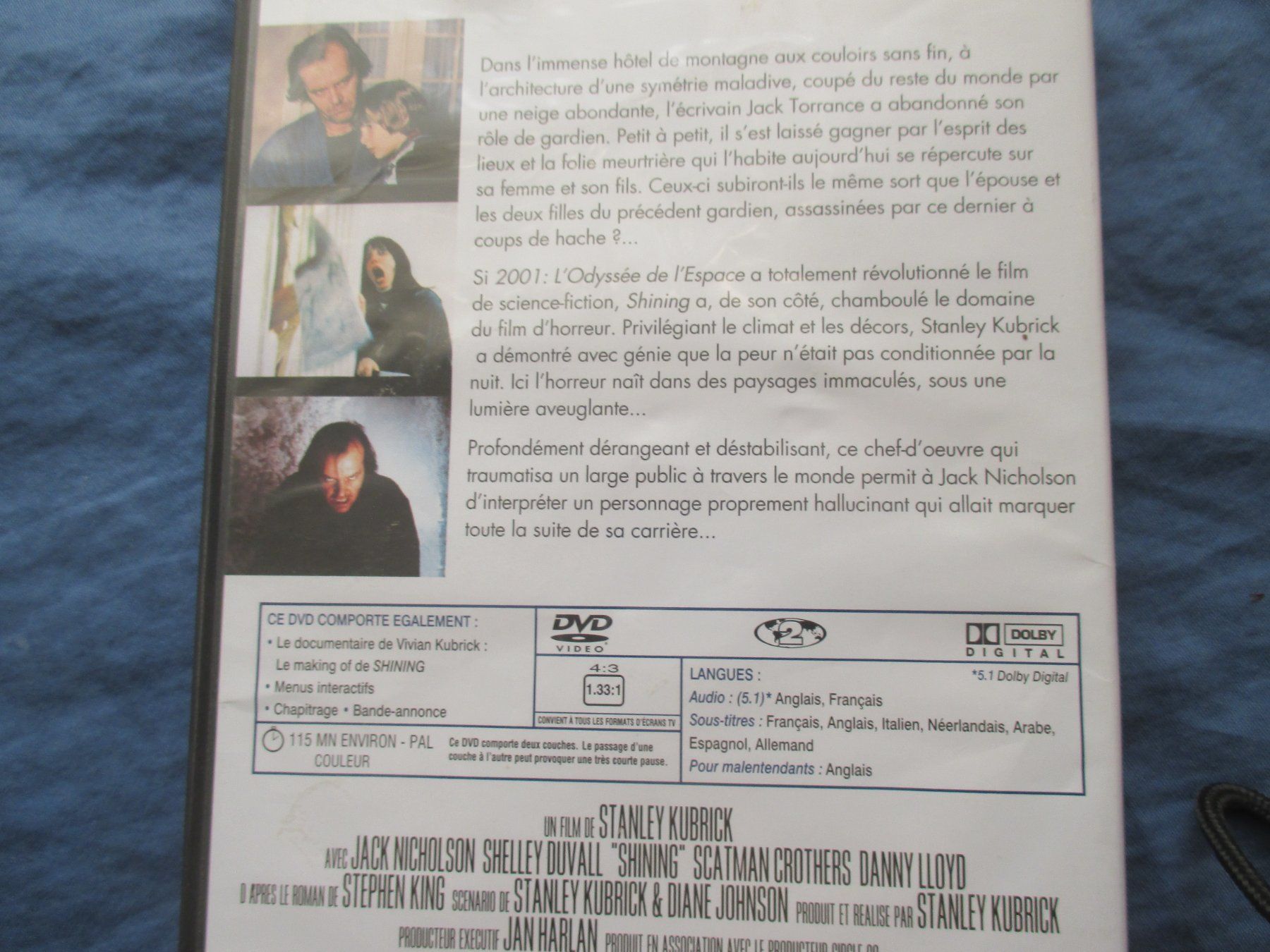 Tutti i DVDs: Shining (Jack Nicholson) – Usato da Colombier NE venduto da nene288 1