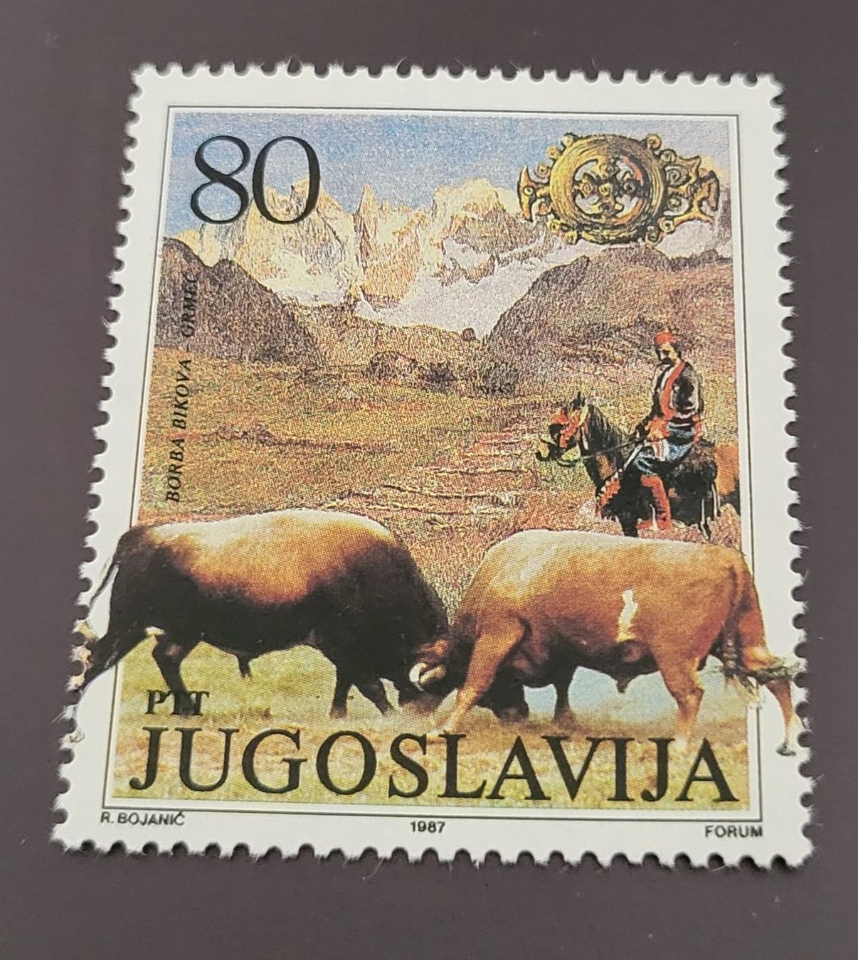 Tutti i francobolli: Jugoslawien 1987 Stierkampf – Nuovo (secondo la descrizione) da St Gallen venduto da Stampsalshobby