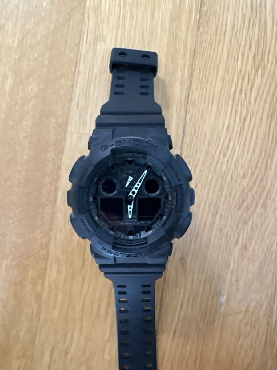 Casio Orologi: Casio Ga 100 matt schwarz – Nuovo (secondo la descrizione) da Münchenbuchsee venduto da goose87