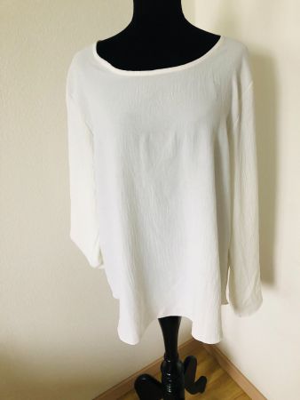 Elegante Damen Sommer Bluse mit Gold Detail Gr. 40-42