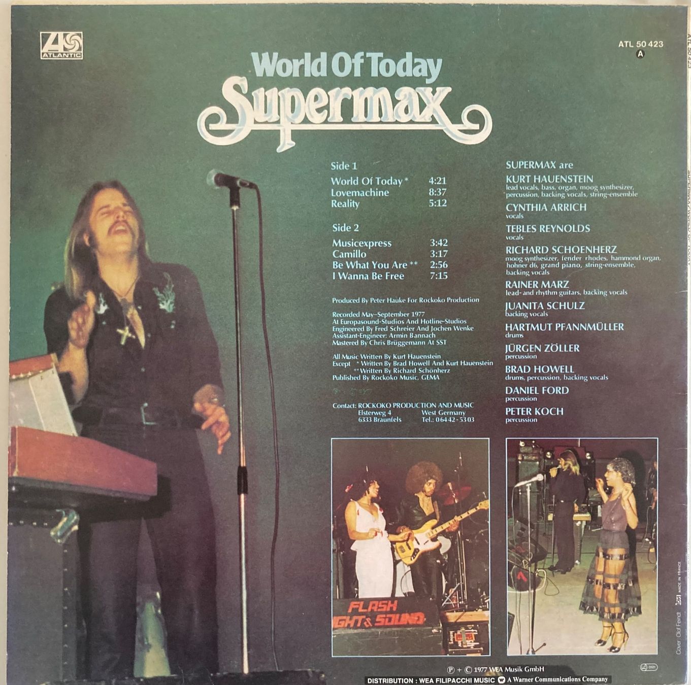 Schallplatten: SUPERMAX - WORLD OF TODAY – Gebraucht aus Poliez-Pittet von Newtown-Records 1