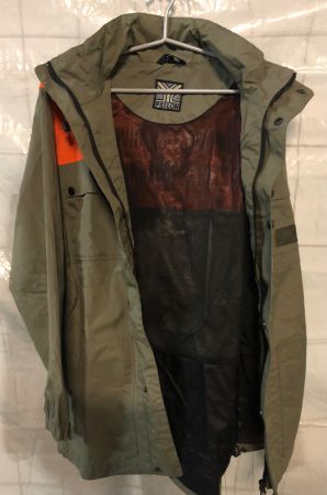 Zivilschutz Armee Militär Jacke  Militärjacke Regenjacke L