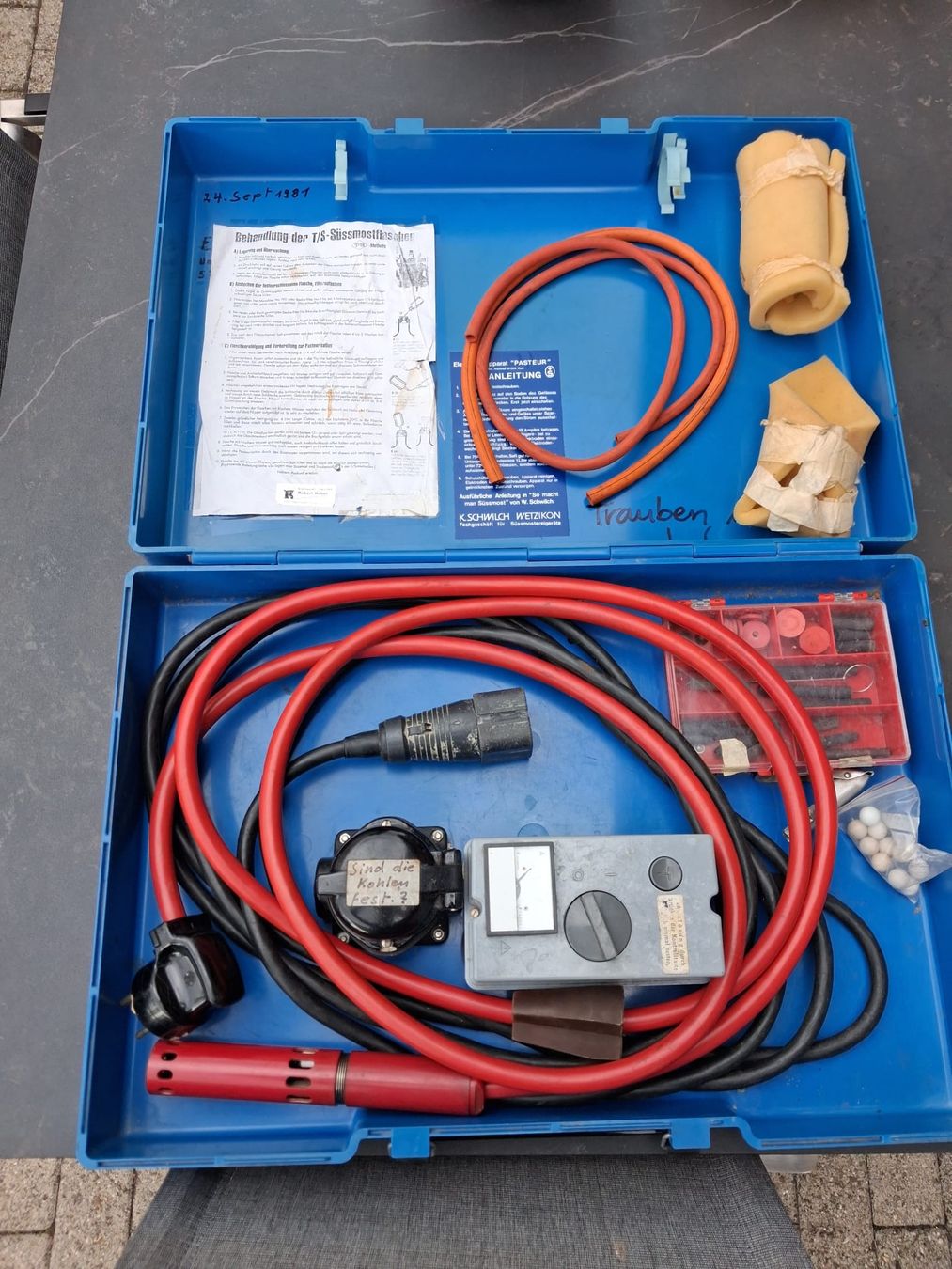 Tutte le macchine: Elektroden Apparat, Most Pasteur Koffer – Usato da Olten venduto da flos-cuculi