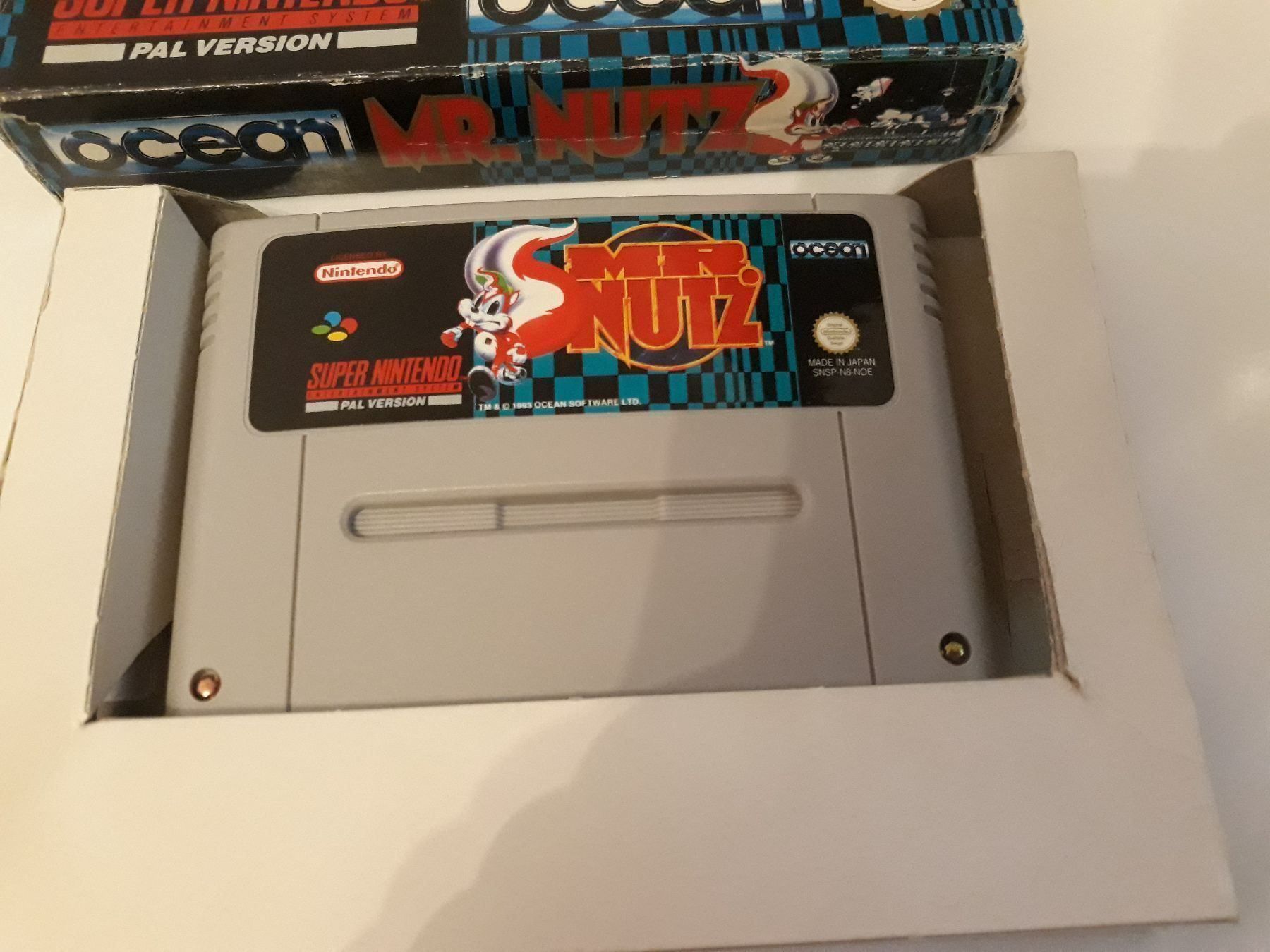 Giochi: Mr.Nutz Super Nintendo SNES Spiel OVP – Usato da Aarau venduto da Kaesekuchen2000 1