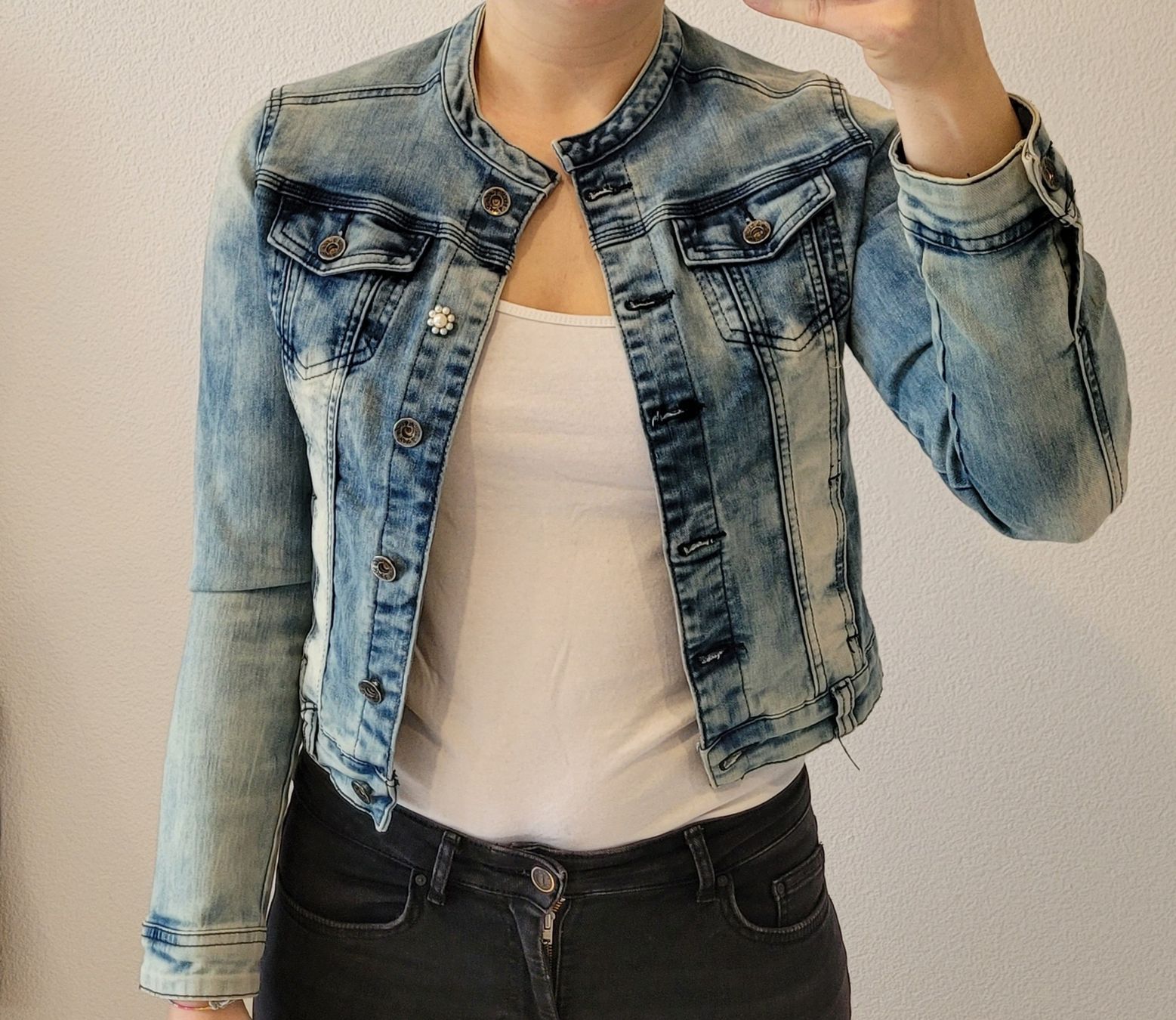 Jacken: Jeansjacke Gr. S, hellblau – Gebraucht aus Bennau von Moonshine_68