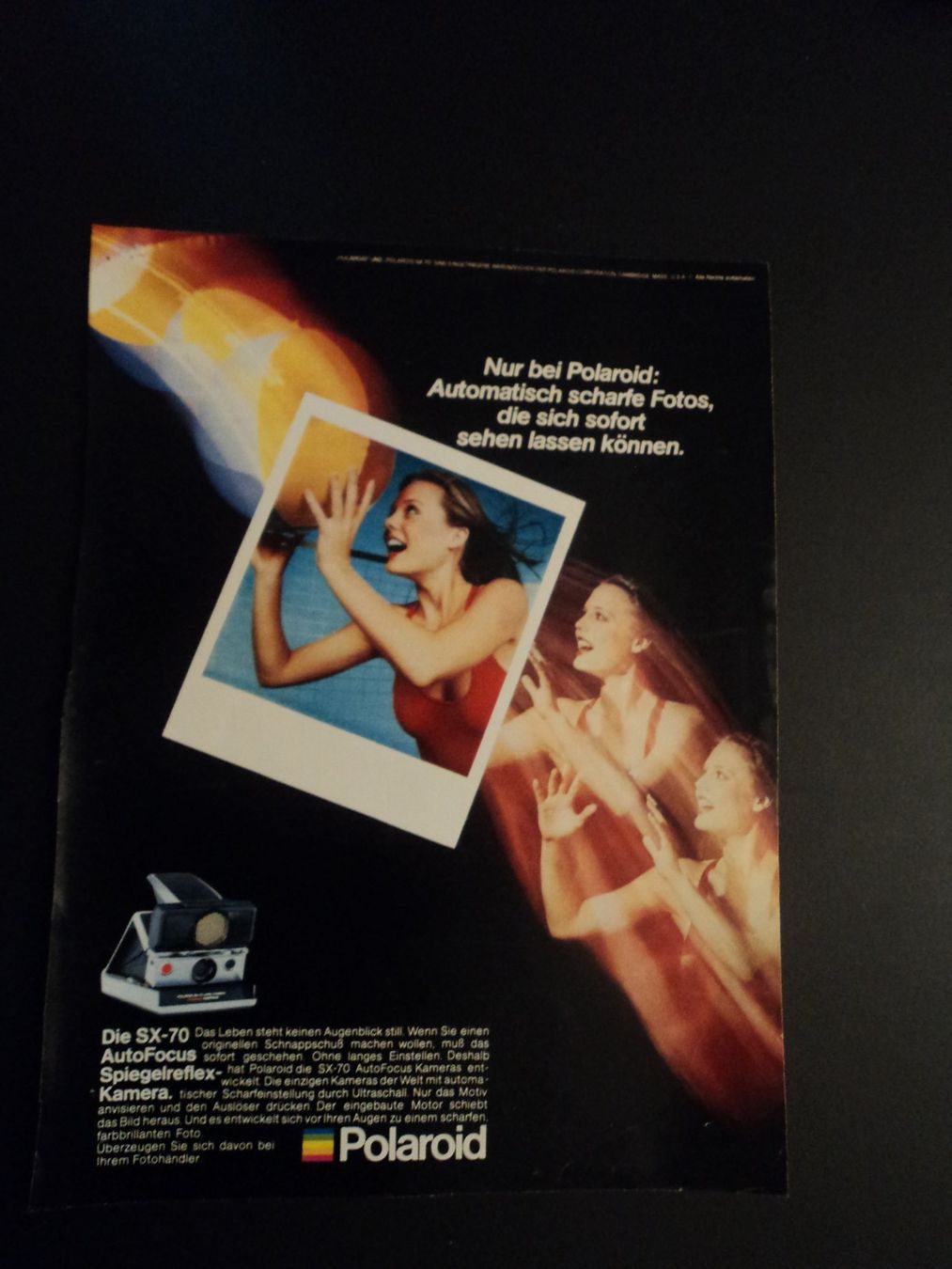 Documenti: Prospekt Werbung Polaroid 1977 – Usato da Schwarzenburg venduto da modelCARama 1