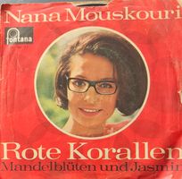 Vinyl-EP Single Nana Mouskouri - Rote Korallen