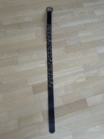 Dunkelbrauner Kunst- Ledergürtel / Nietengürtel 105 cm