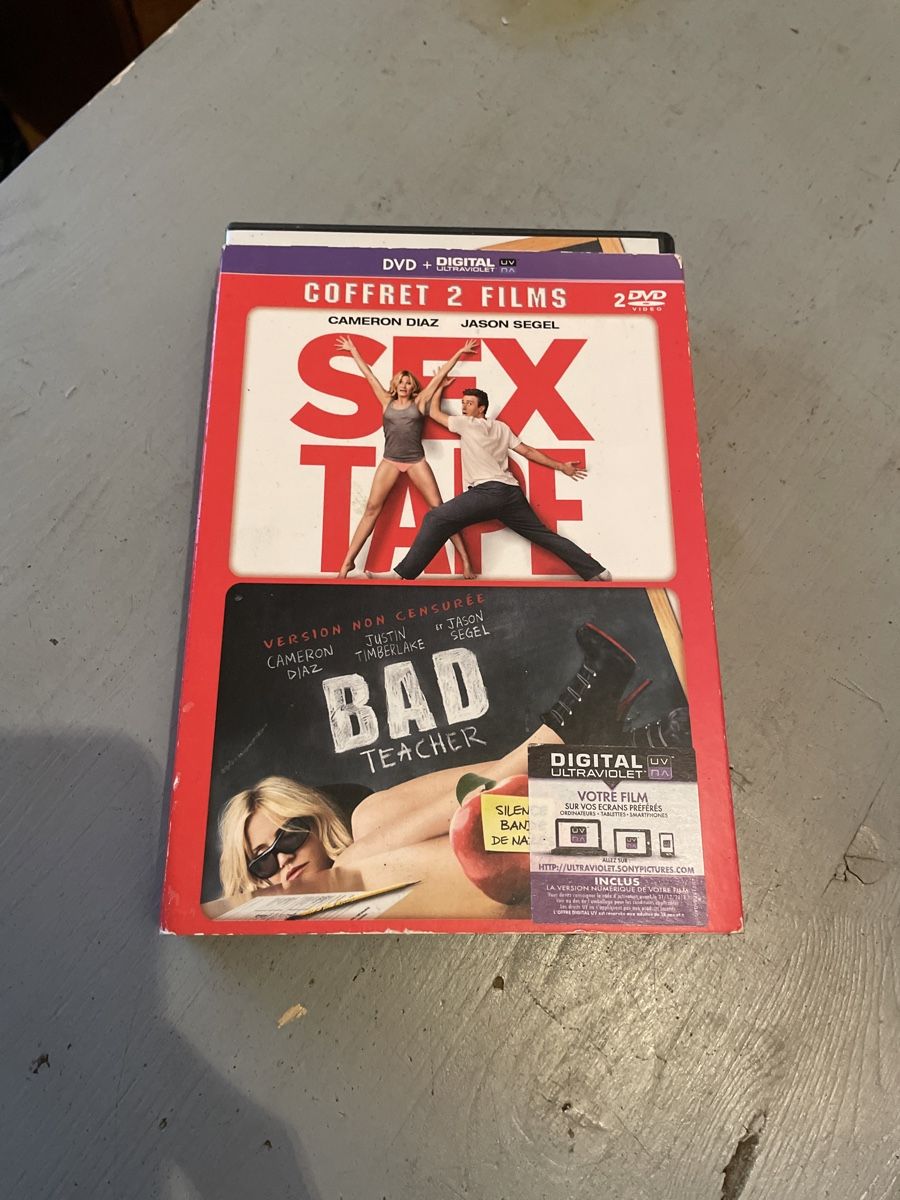 Tutti i DVDs: DVD coffret 2 films sextape/bad teacher  – Usato da moudon venduto da faucheur2
