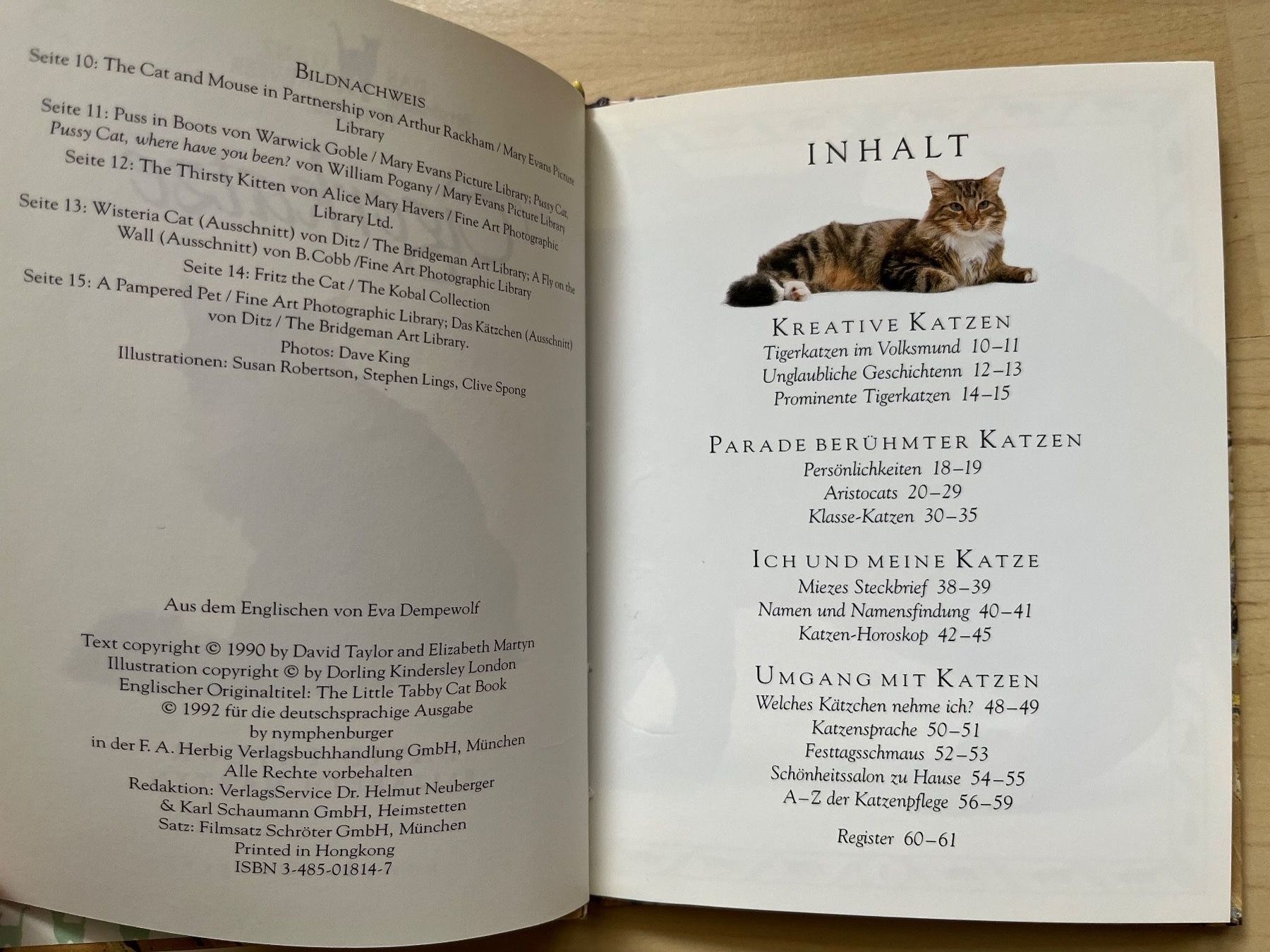 Libri: Tigerkatze - Das persönliche Brevier – Usato da Zürich venduto da Gurkis 2