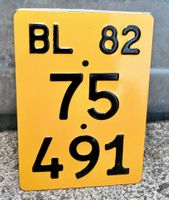 Mofanummer BL 82 TÖFFLINUMMER guter zustand! 75491