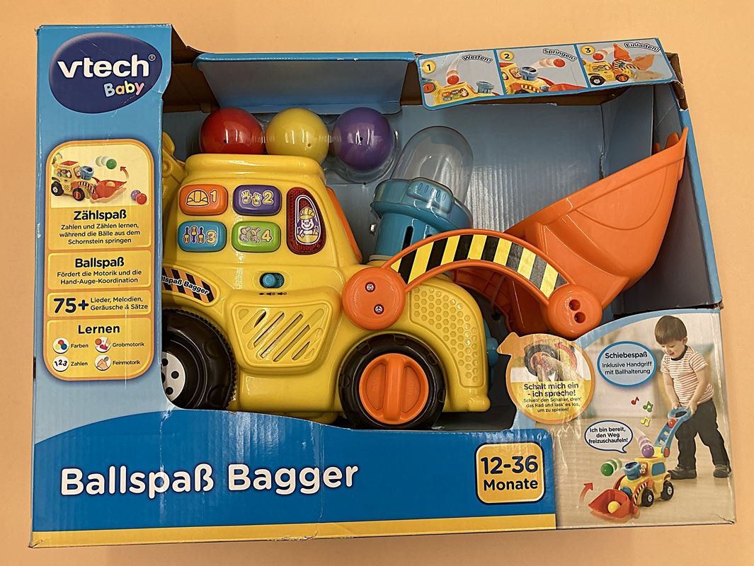 Vtech Giocattoli: VTECH | Ballspass Bagger | Kinderspielzeug – Nuovo (secondo la descrizione) da Wittenbach venduto da Restwert_St-Gallen