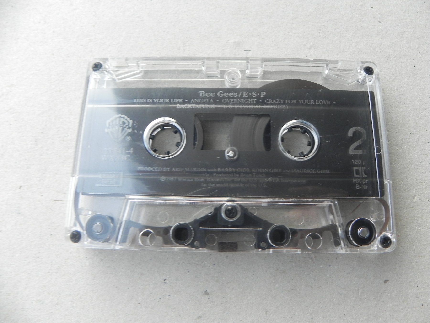 Musicassette: MC brit. Rock Pop Trio Bee Gees 1987 E.S.P – Nuovo e nell'imballaggio originale da Siebnen venduto da krimsie 5