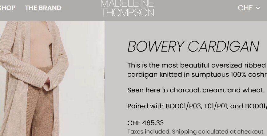 Maglioni & Felpe: Madeleine Thompson Pullover Kaschmir Cardigan -cachemire M/L – Usato da Collonges venduto da arashee 6