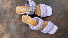 Sommerschuhe lila