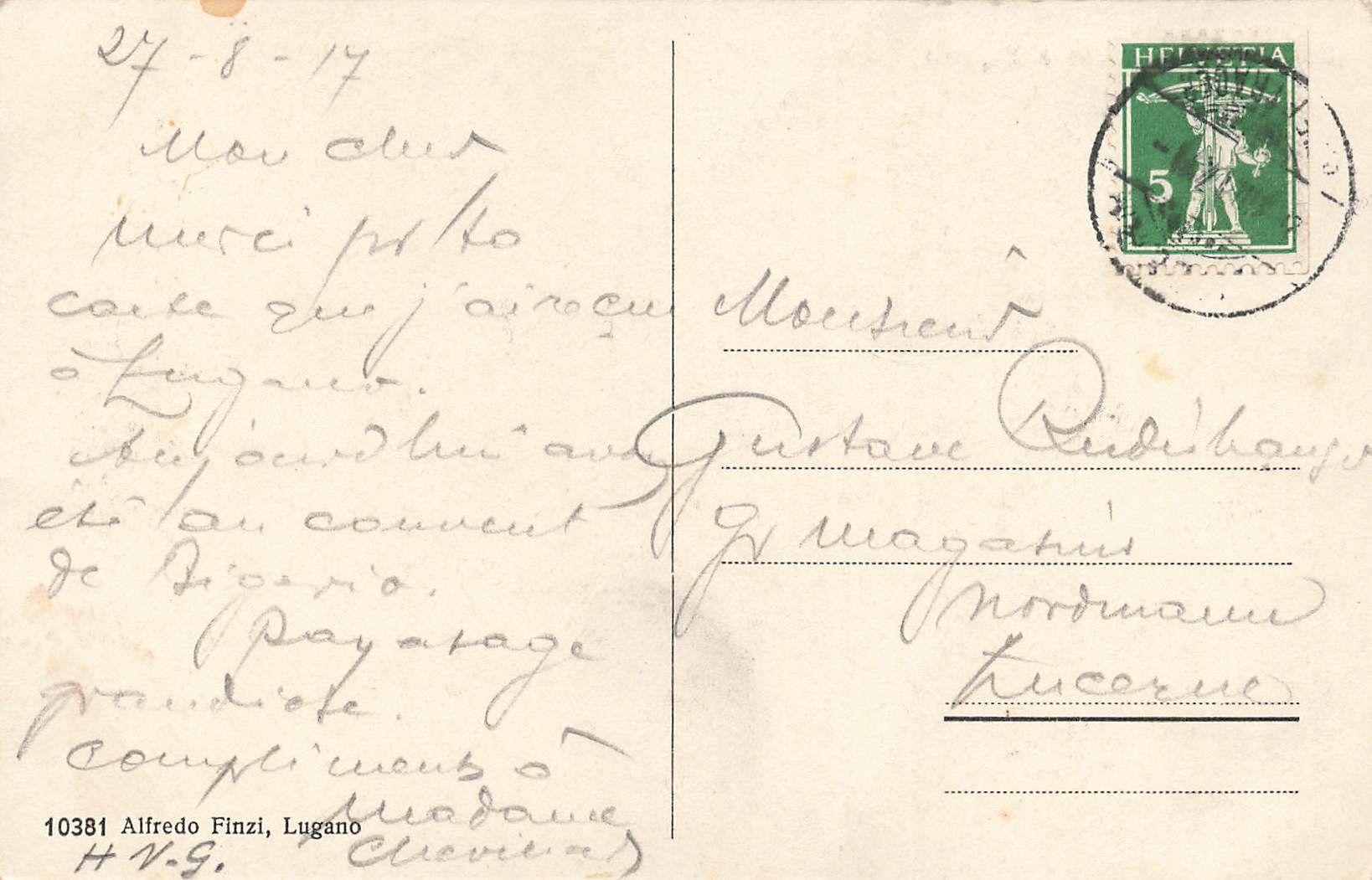 Cartoline postali: Tesserete TI Saluti da Tesserete e Bigorio Panorama – Usato da Biasca venduto da Blenio71 1