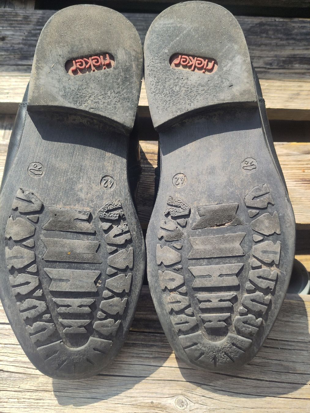 Rieker Chaussures hommes: Rieker Leder Schuhe, Schwarz – D'occasion à Zürich par Viarey 2