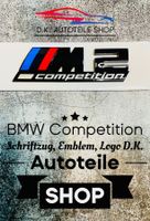 BMW M2 Competition Emblem Logo Schriftzug schwarz glänzend