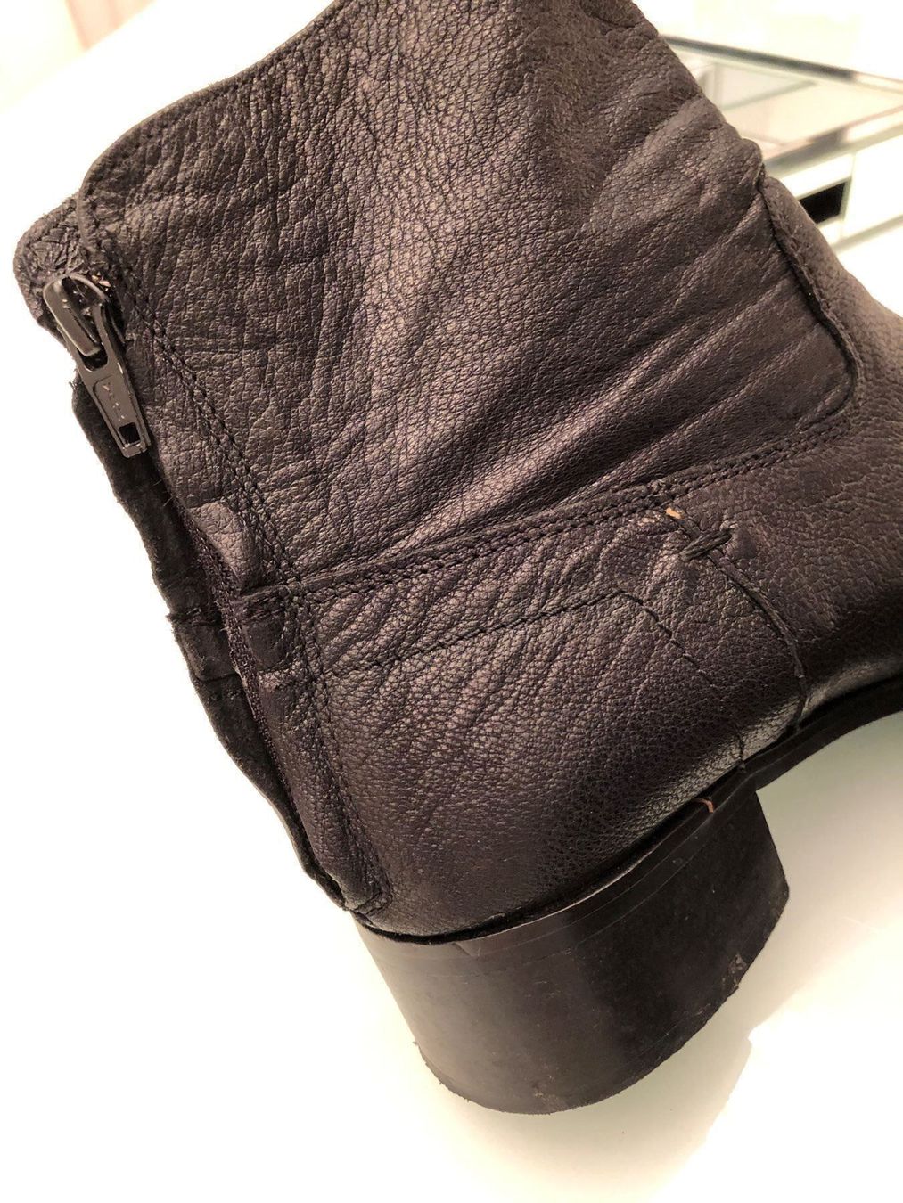 Scarpe da donna: Stiefeletten Schwarz Echt Leder – Usato da Adliswil venduto da Jessik0 3