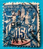 BRIEFMARKEN AUS  Indochina Schifffahrt und Handel GESTEMPELT