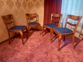 Lot de 4 chaises en loupe