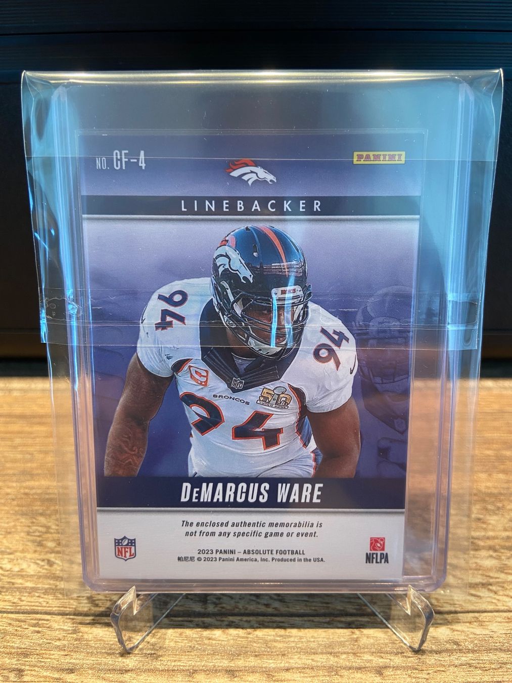 Panini Sammelbilder & Trading cards: DeMarcus Ware Champ. Fabric Jersey Panini Absolute 2023 – Gebraucht aus Dagmersellen von dav_b656 1