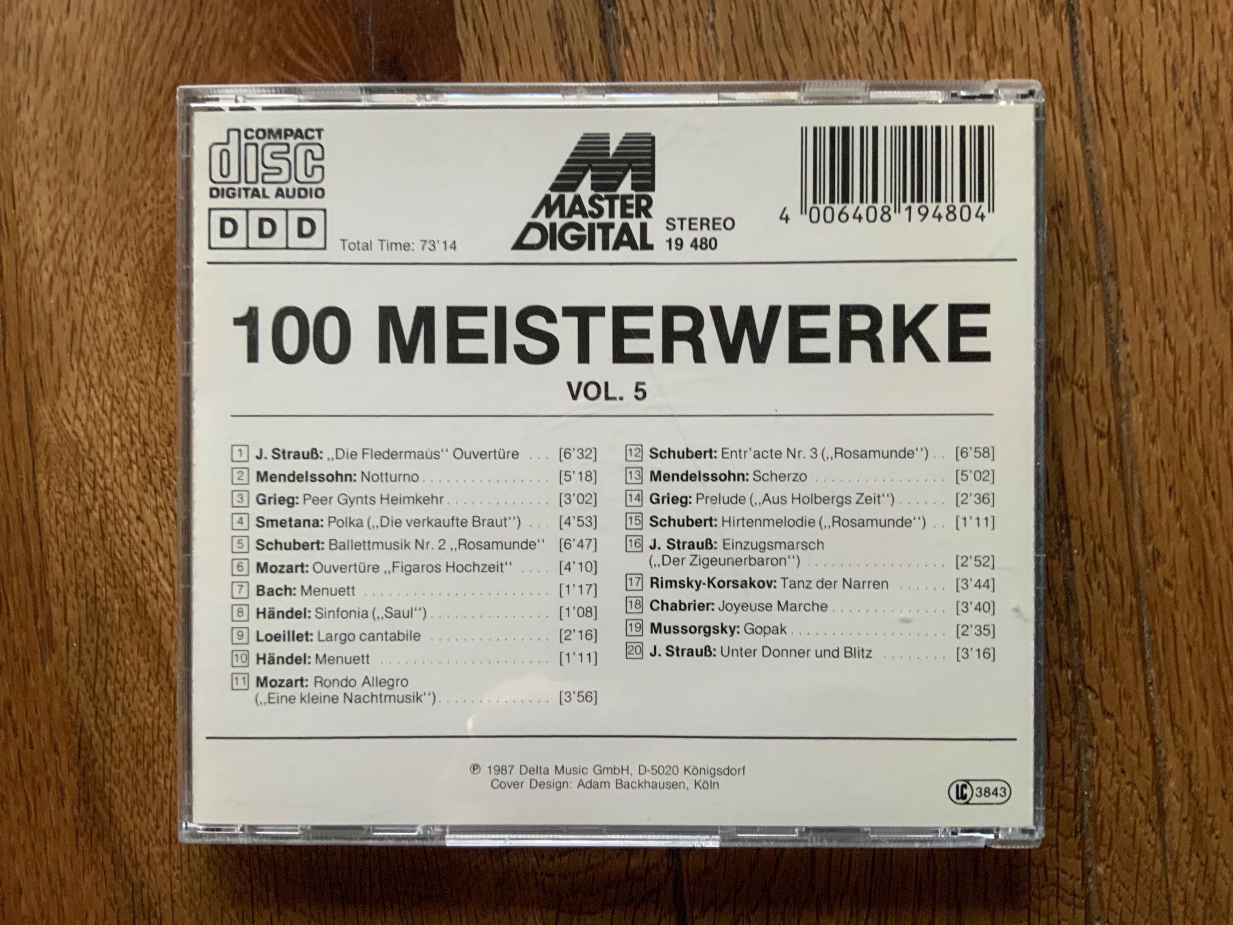 CDs: 5 CD 100 Meisterwerke – D'occasion à Zürich par Octopus-275 2