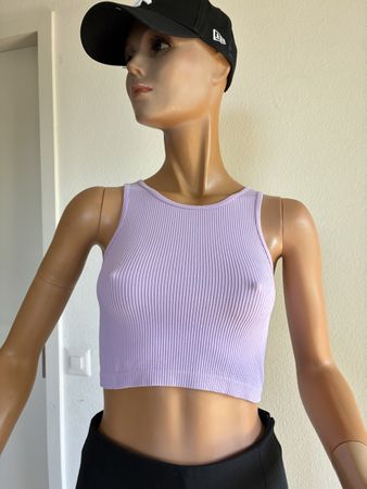 Top lilas Pull&Bear taille XS/S - Parfait pour l'été!