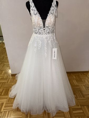 Wunderschönes Brautkleid von Adriana Alier, Grösse 38