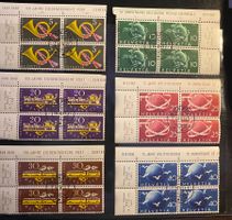 1949 Serie VB ET "Bonfol" 100 J. eidg. Post + 75 J. Weltpost