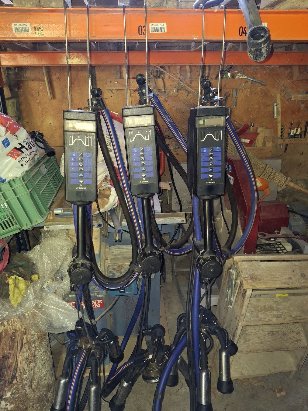 Delaval Tutte le macchine: Rohrmelkanlage De Laval – Usato da Horboden venduto da NBYJ