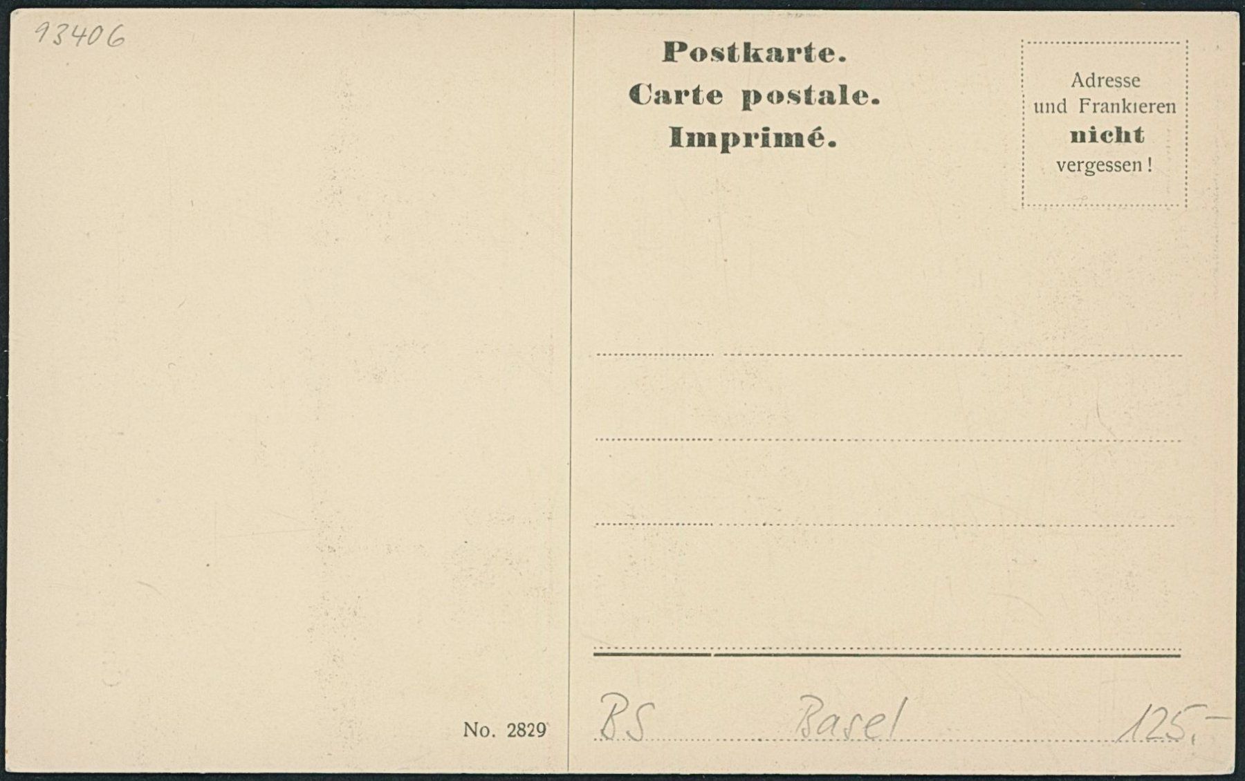 Cartes postales: BS Basel – Neuf (Voir description) à Schindellegi par Jonathan77 1