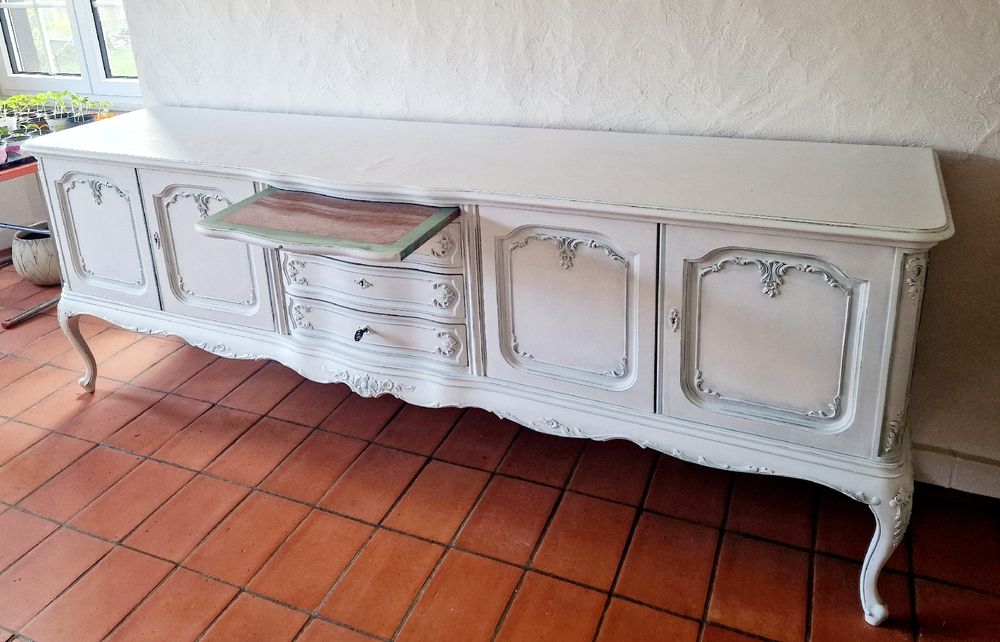Credenze: Shabby Chic Kommode Sideboard Anrichte Landhaus Stil weiss – Usato da Ramsen venduto da fri_j878 3
