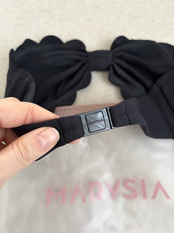 Costumi da bagno & Bikini: Marysia Bikini Top Schwarz Gr. S – Usato da Lachen SZ venduto da dar_hjg9 2