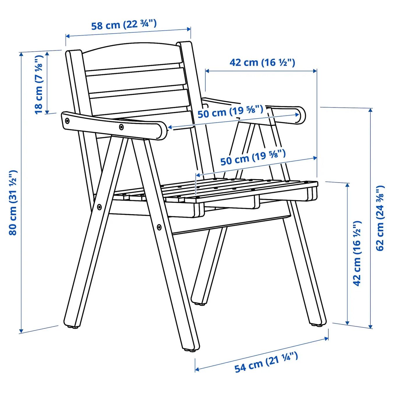 Ikea Sedie: 2 IKEA Folholmen Gartenstühle – Usato da Zürich venduto da grm_hg7p 1