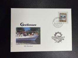 Schweizer Schiffspost Greifensee MS Oberland 1999