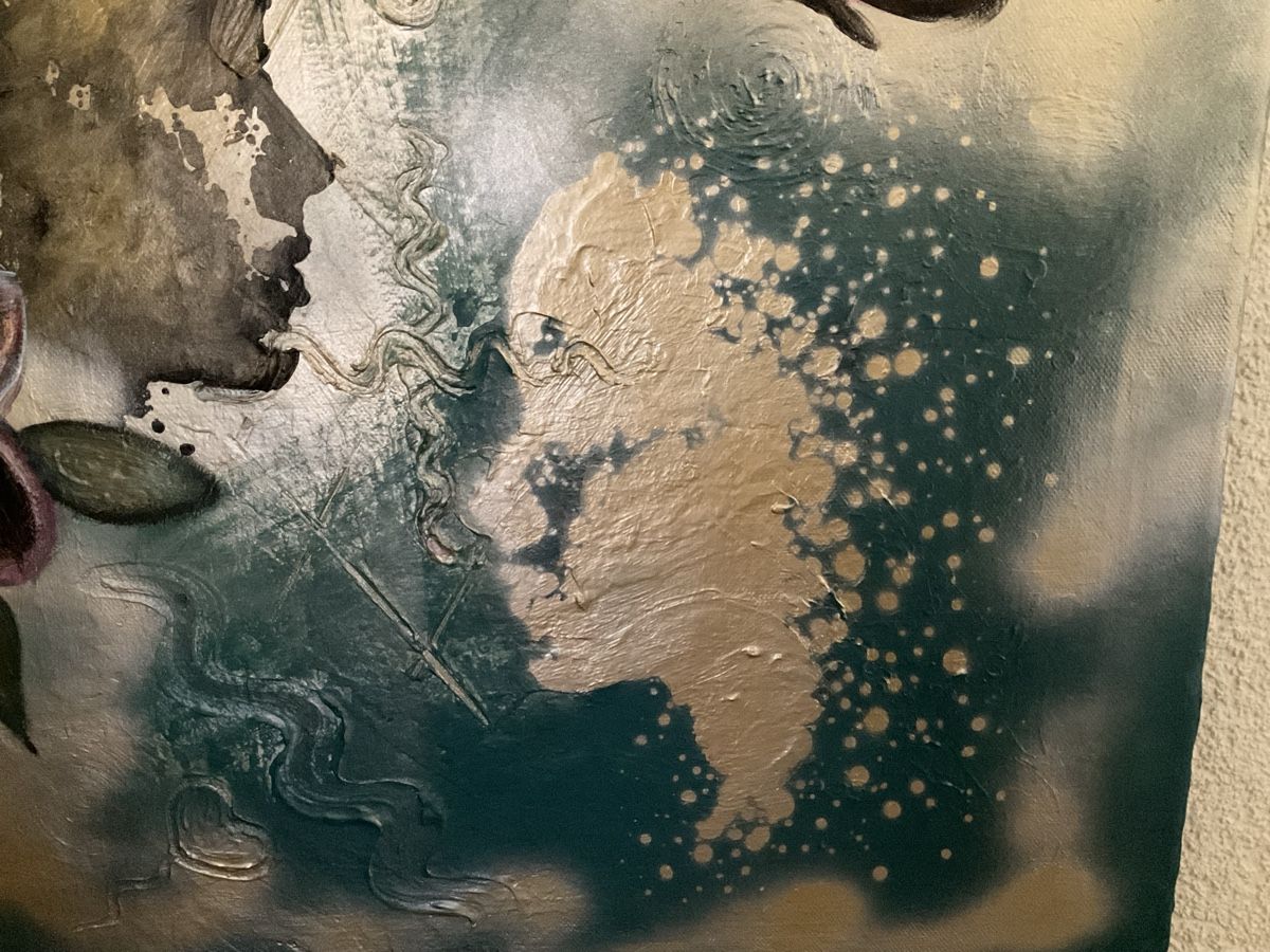 Dipinti: Romantisches Acrylbild TRÄUMEREI 58x58 – Nuovo (secondo la descrizione) da Forel-sur-Lucens venduto da Mephy 3