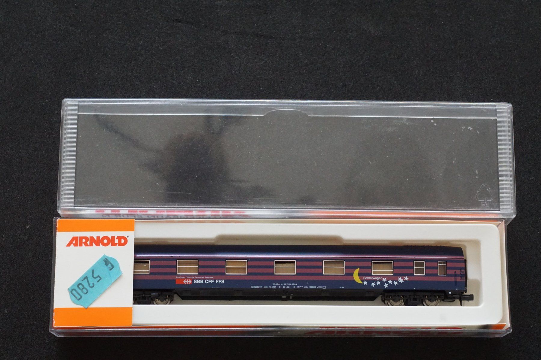 Arnold Modellini di ferrovie: ARNOLD Schlafwagen SBB Spur N – Usato da Gränichen venduto da iknow