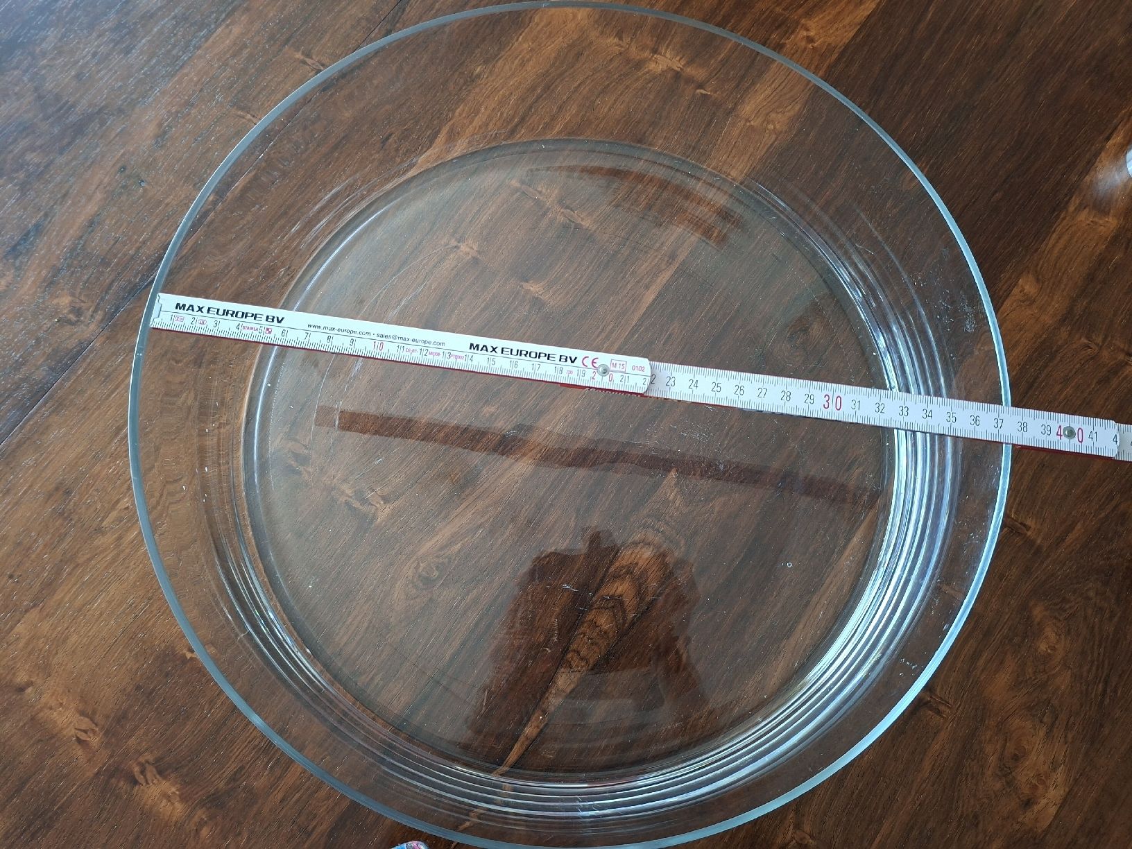 Alle Dekorationen: Deko Glasschale D: 38cm – Gebraucht aus Stäfa von Rampensau 1
