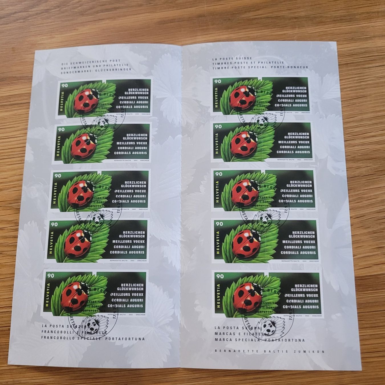 Tutti i francobolli: Markenheftchen Carnet De Timbre Bern 2002 – Usato da Biel/Bienne venduto da Destockweb 1