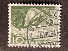 Schweiz 1954 Bergbahn 10 Vollstempel ST.GALLEN 6.VIII.54
