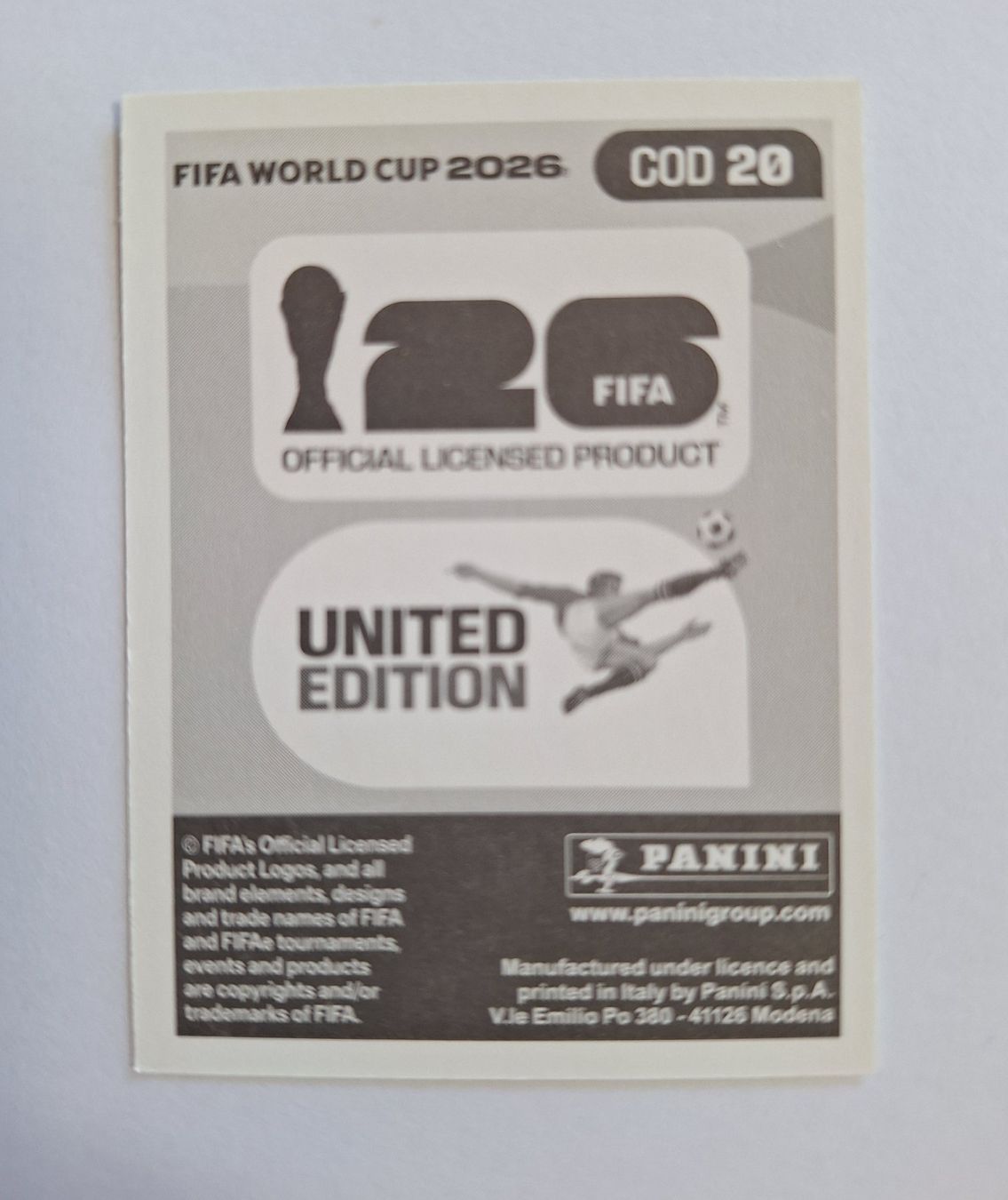 Panini Carte collezionabili: Panini Nathanaël Mbuku COD 20 – Nuovo (secondo la descrizione) da Romanens venduto da Crocette 1
