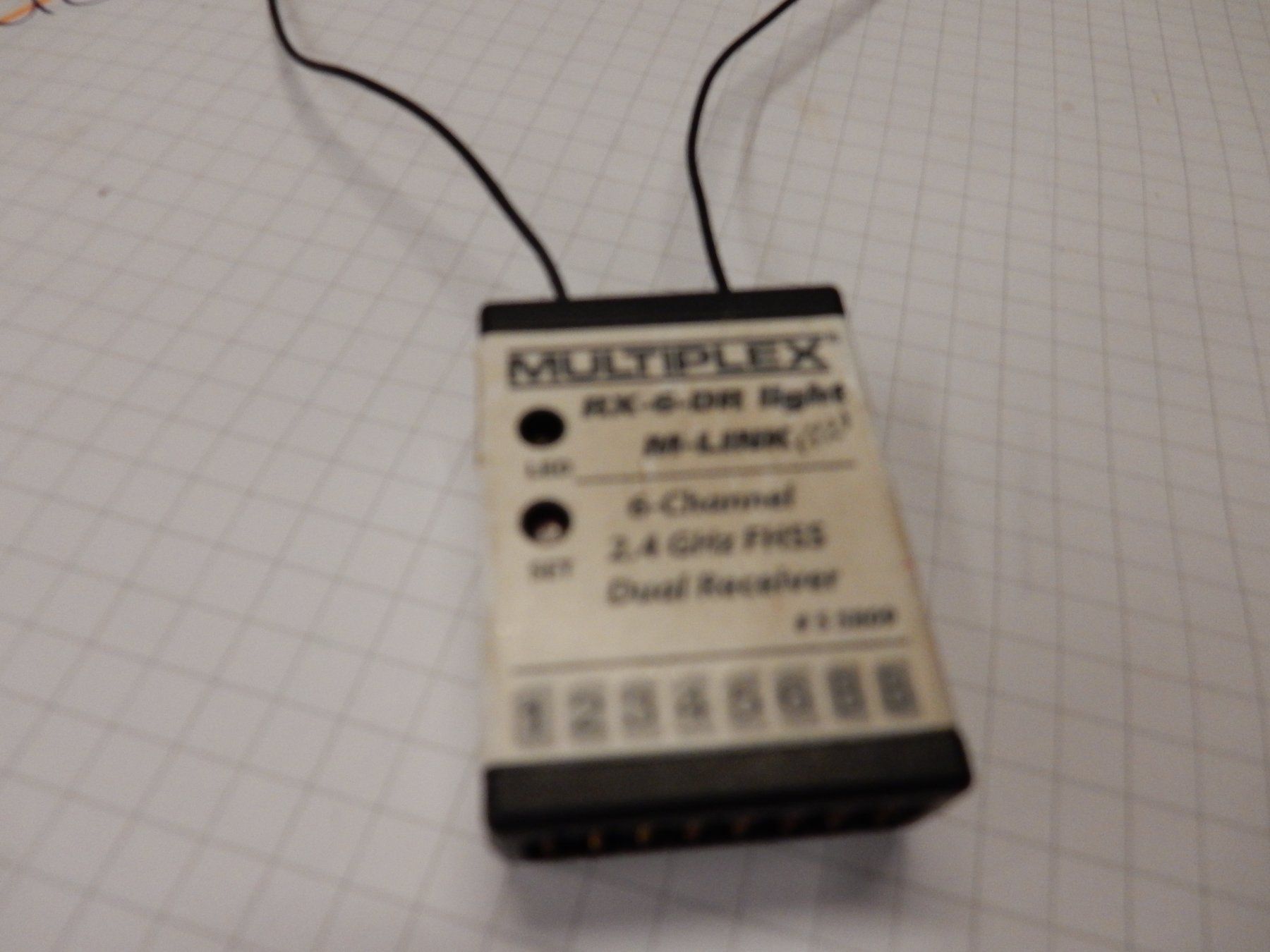 Multiplex Modellismo RC: Multiplex 6 Kanal-Empfänger – Usato da Schenkon venduto da Mast8