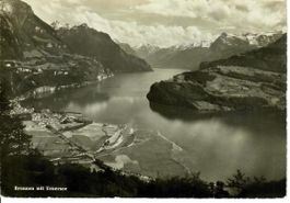 Brunnen mit Urnersee 1948